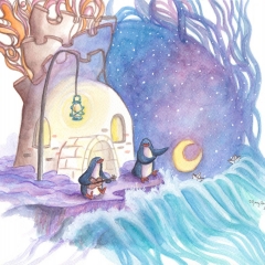 By-The-Sea-2016-penguin-home-art-illustration-MaryAnn-Loo