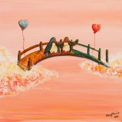bridge-penguins-heart-balloon-friendship-connection-MaryAnn-Loo