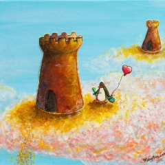 dreamers-home-castle-cloud-penguin-heart-balloon-MaryAnn-Loo