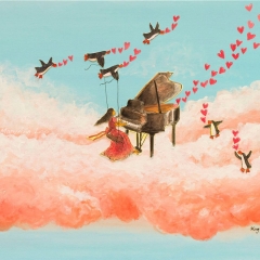music-makers-penguins-piano-girl-hearts-cloud-MaryAnn-Loo