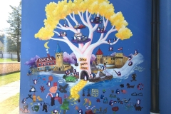 The-Cesis-Dream-Tree-2019-Latvia-penguin-art-mural-painting-MaryAnn-Loo