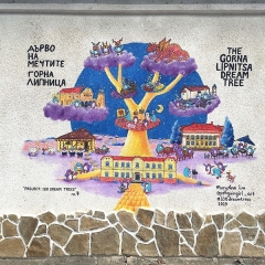 "The Gorna Lipnitsa Dream Tree" (2019)Acrylic on wall, 2m x 2mOnline