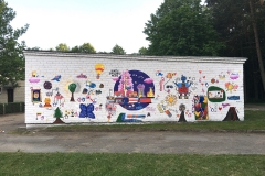 The-Kintai-Dream-Tree-2019-Lithuania-penguin-art-mural-painting-MaryAnn-Loo