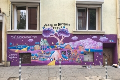 The-Sofia-Dream-Tree-2019-Bulgaria-penguin-art-mural-painting-MaryAnn-Loo